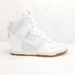 NIKE DUNK SKY HIDDEN WEDGE HEEL SNEAKERS